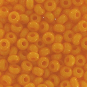 Preciosa Perles rocailles 11/0 2 mm - Orange Opaque x20g