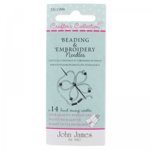 Assortiment d'aiguilles à broderie et broderie de perles taille 5-7-10 x14