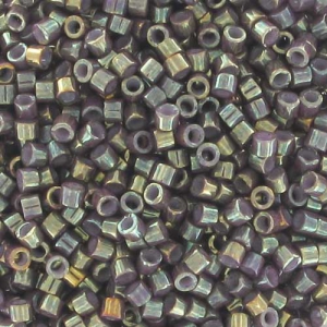 Miyuki Delica 11/0 DB1011 - Metallic Dusty Mauve Gold Iris x8g