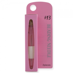 Aiguilles Tulip pour rocailles 15/0 - 0,30x35mm (N°13) x2