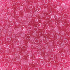 Miyuki Delica 11/0 DB0914 - Crystal Lined Spkl Rose x8g