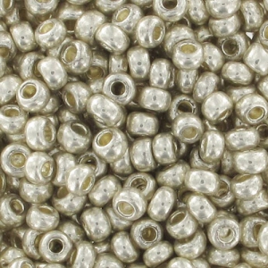 Preciosa Perles rocailles 9/0 2.5 mm - Argenté x20g
