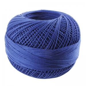Fil de coton Lizbeth taille 20 Royal Blue n°652 x192m