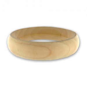Bracelet fin 18 mm en bois brut Medium à personnaliser et décorer x1