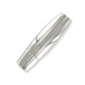 Fermoir aimanté pour cordon 2 mm en Acier inoxydable x1