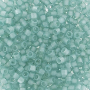 Miyuki Delica 11/0 DB0385 - Mat Sea Glass Green Luster x8g