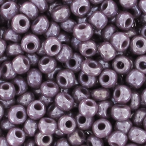 Preciosa Perles rocailles 9/0 2.5 mm - Mauve Nacré x10gr