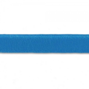 Lacet double synthétique - 5 mm Turquoise x 1m