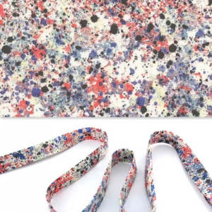 Biais en tissu Liberty - Melly - Rouge x1m