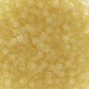 Miyuki Delica 11/0 DB0382 - Mat Transparent Pale Topaz Luster x8g