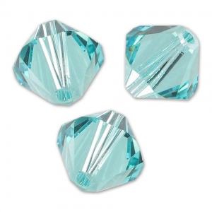 Toupies en cristal PureCrystal 5328 6 mm Light Turquoise x20