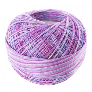 Fil de coton Lizbeth taille 40 Grape Splash n°165 x274m