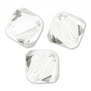 Toupies en cristal PureCrystal 5328 6 mm Crystal Silver Shade x20