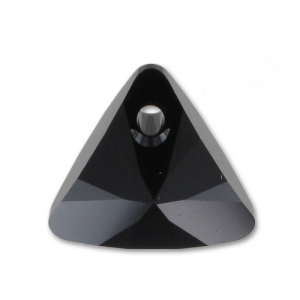 Pendentif Triangle PureCrystal 6628 8 mm Jet x1