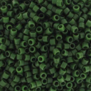 Miyuki Delica 11/0 DB0797 - Dyed Semi Mat Opaque Jade Green x8g
