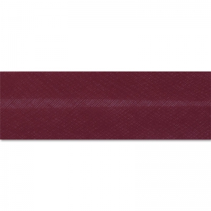 Biais en polycoton 20 mm Bordeaux x 1m