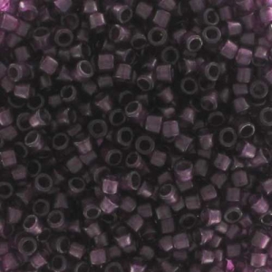 Miyuki Delica 11/0 DB0784 - Dyed SM Transparent Dark Smoky Amethyst x8g