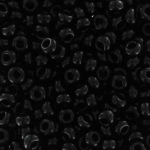 Preciosa Perles rocailles 9/0 2.5 mm - Jet 20xg