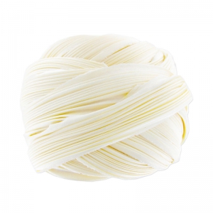 Ruban twill de soie Shibori Ivory x10cm