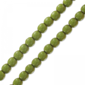 Perles en verre tchèque rondes Shiny 2 mm Pea Green x150
