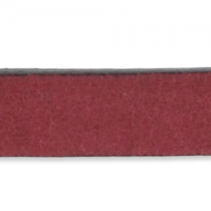 Lacet cuir vieilli 10 mm Rouge x30cm