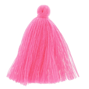 Pompon imitation coton 43-46 mm Fuchsia x1