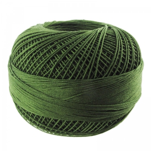 Fil de coton Lizbeth taille 40 Dark Leaf Green n°676 x274m