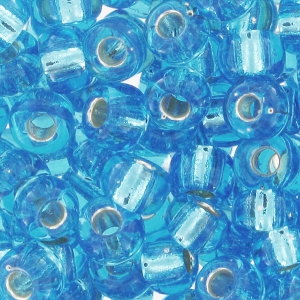 Rocaille Miyuki 8/0 2429 - Dark Aqua Silverline x8g