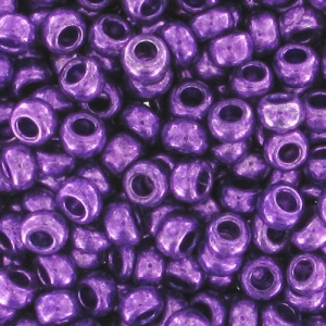 Preciosa Perles rocailles 11/0 2 mm - Violet métallique x10g