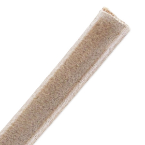 Cuir Mini regaliz  7x4 mm Naturel x30cm