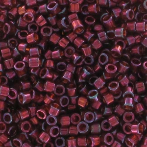 Miyuki Delica 11/0 DB0120 - Dark Topaz Claret Luster x8g