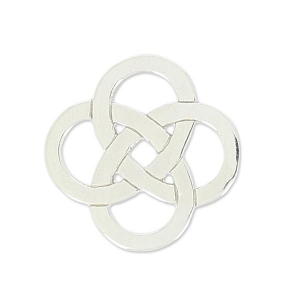 Intercalaire motif celte 21x18 mm en Argent 925 x1