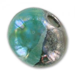 Perle en céramique 15 mm Cactus irisé x1