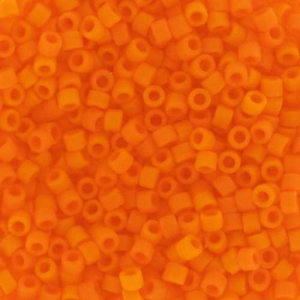 Miyuki Delica 11/0 DB1583 - Mat Opaque Mandarin x8g