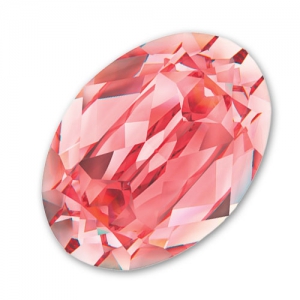 Cabochon PureCrystal 4120 18x13 mm Rose Peach