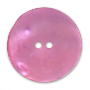 Bouton Nacre 28 mm Light Rose x1