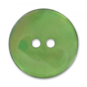 Bouton Nacre 18 mm Vert x1