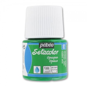 Peinture Setacolor Opaque Vert Végétal (n°82) x45ml