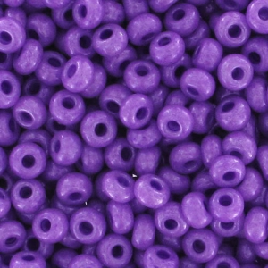 Preciosa Perles rocailles 9/0 2.5 mm - Violet Opaque x20g