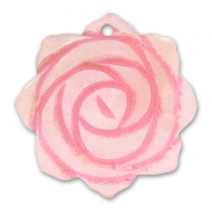 Sequin Pendentif Nacre rose 35 mm Light Rose x1