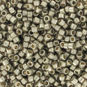 Miyuki Delica Duracoat 11/0 DB1851 - Galvanized Light Pewter x8g