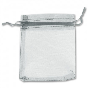 Sachets Organza 100x120 mm Gris x20