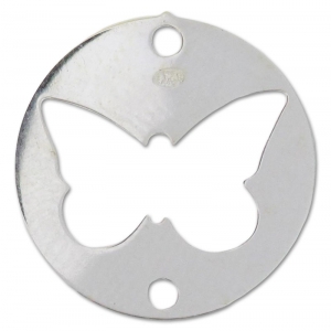 Intercalaire 2 trous papillon 15 mm en Argent 925