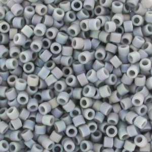 Miyuki Delica 11/0 DB0882 - Mat Opaque Gray AB x8g