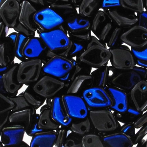 Dragon Scale Bead 1.5x5 mm Jet Azuro x5g