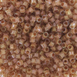 Miyuki Delica 11/0 DB0069 - Blush Lined Crystal AB x8g