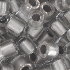 Miyuki Delica 8/0 DBL0271 - Crystal Spkl Silver Grey Lined x8g