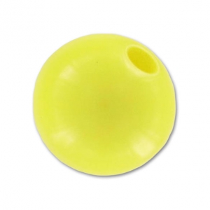 Perle en résine opaque 8 mm Jaune x1