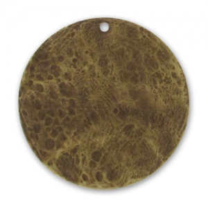 Sequin froissé 40 mm bronze x1