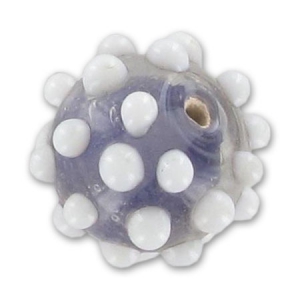 Ronde décor picots 16 mm Violine x1